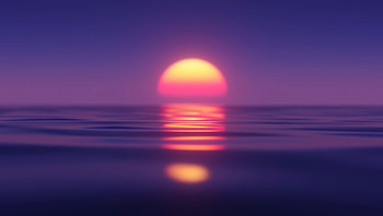 Sunset Minimal Ocean , sunset, minimalism, minimalist, artist, artwork, digital-art HD wallpaper