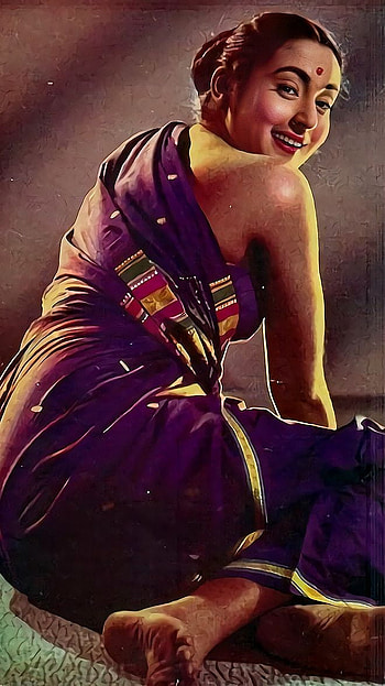 Nutan, bollywood actress, vintage HD phone wallpaper