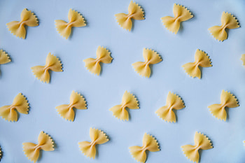 Food, pasta, arranged, pattern HD wallpaper
