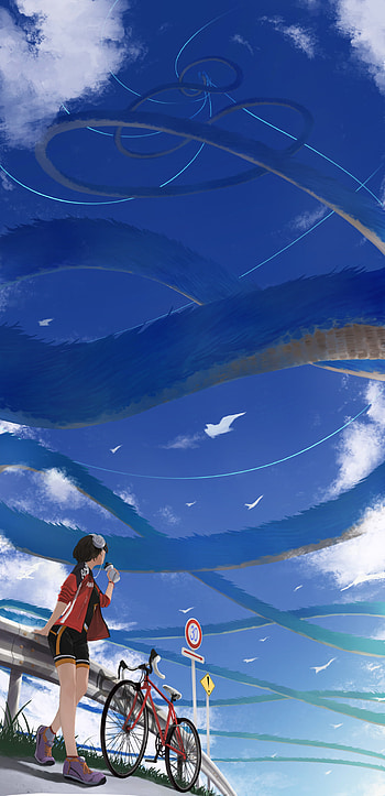 The Girl Who Leapt Through Time, Pixiv art, Zerochan board, Anime inspiration HD phone wallpaper