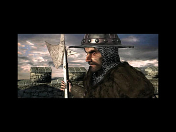 Stronghold, fantasy, weapon, graphics, knight, strategy, dark age, armor HD wallpaper