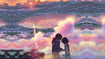 Your Name, Anime film, Artistic illustration, Vibrant colors HD wallpaper