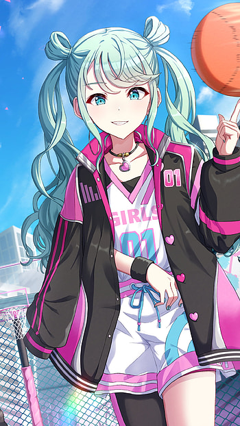 Miku Court Melody / Sekai Street Shot / Basketball Beat: Miku, Hatsune Miku, video game HD phone wallpaper