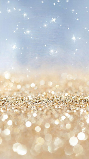 Blue & Gold Glitter ... HD phone wallpaper