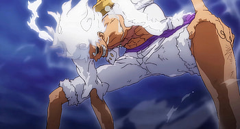 luffy gear 5, Gear 5 (One Piece), Monkey D. Luffy, Anime, One Piece HD wallpaper