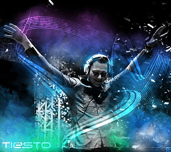 Dj Tiesto, colorful, music, trance, abstract, cool, dj, tiesto HD wallpaper