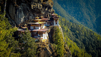 Tiger's Nest, Central Bhutan, Western Bhutan, Autumn tour HD wallpaper