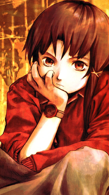 Serial Experiments Lain, Illustration drawings, Vintage anime, Artistic expressions HD phone wallpaper