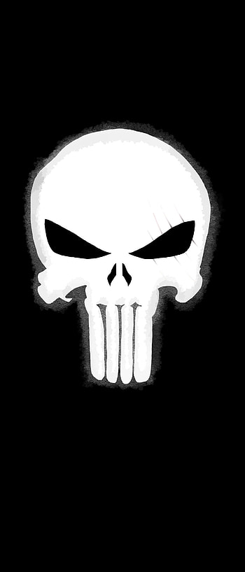 punisher, amoled, calavera HD phone wallpaper