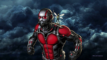 Ant-Man and The Wasp, ant, small, creepy crawlers, ant-man, nexus, fan art, cartoons, 1920x1080 only, bugs, the wasp, anime, background HD wallpaper