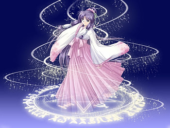 Wishful Summoning, summon, anime, wish, miko HD wallpaper