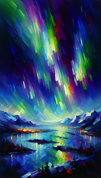 Vibrant Aurora Light Display, Northern Lights, aurora borealis, Night Sky, landscape, colorful HD phone wallpaper