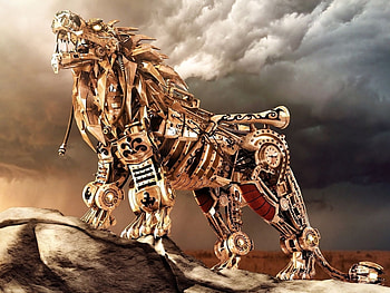 Fantasy, Lions HD wallpaper