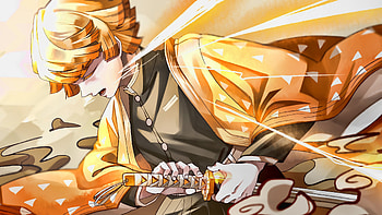 Zenitsu Agatsuma Sword Demon Slayer Kimetsu no Yaiba HD wallpaper