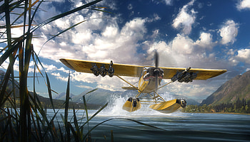 Far Cry 5 Artwork, far-cry-5, far-cry, games, pc-games, pc-games, xbox-games, artwork, artist, digital-art, planes HD wallpaper