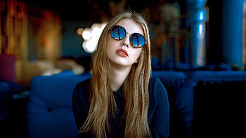 Girl With Sunglasses, girls, model, sunglasses HD wallpaper