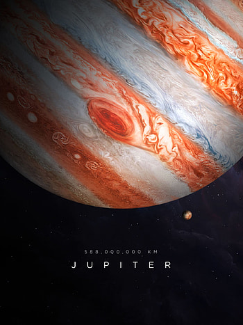Jupiter illustration, , iPad Pro HD phone wallpaper