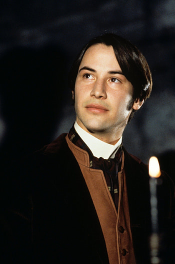 Keanu Reeves, Bram Stoker's Dracula, Blood-thirsty creature, Haunting portrayal HD phone wallpaper