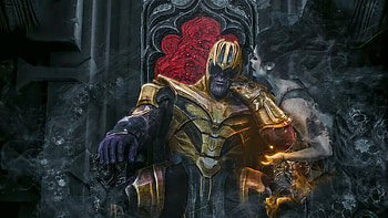 Thanos Black Souls, thanos, superheroes, artist, artwork, digital-art, artstation HD wallpaper