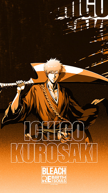 Ichigo Kurosaki: Epic Bleach , Anime, Bleach, Ichigo Kurosaki, Orange Anime HD phone wallpaper