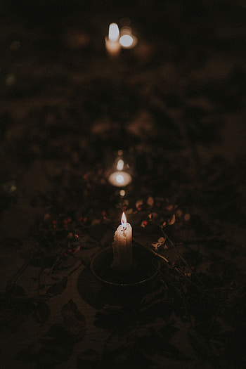 Dark, Blur, Smooth, Candle, Wick, Wax HD phone wallpaper