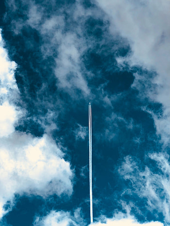 Nature, Clouds, Flight, Plane, Airplane, Takeoff HD phone wallpaper