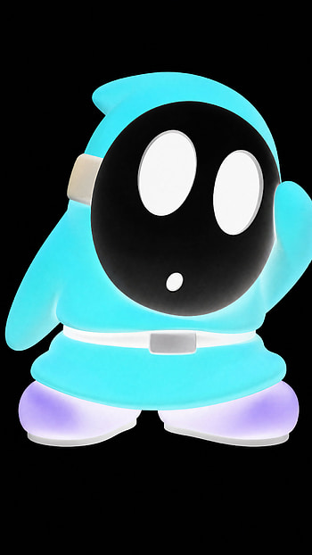 Aqua Shy Guy | Midnight Shy Guy | Shy Guy Glow | Pocket Shy Guy | Shy Guy, Cartoon, Cute HD phone wallpaper