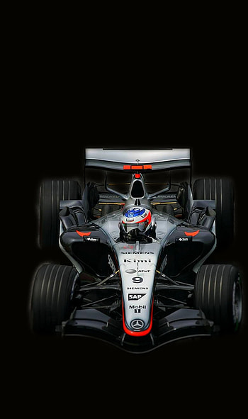 Mclaren Mp4 Black Kimi, formula1 HD phone wallpaper