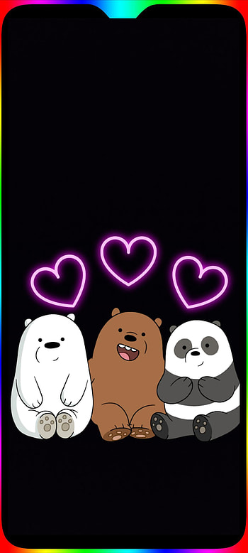 Bears, organism, cartoon HD phone wallpaper