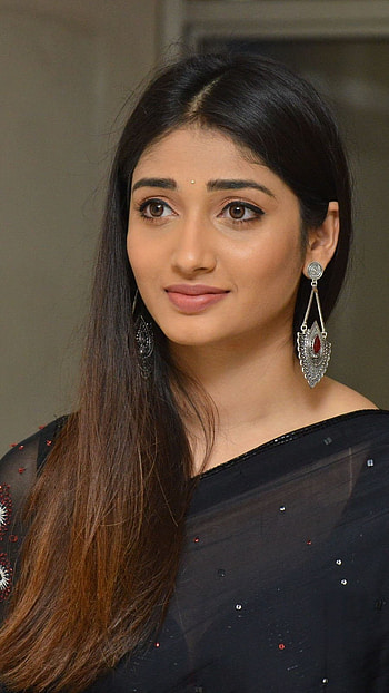 Priya Vadlamani, Black, Saree HD phone wallpaper