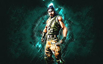Fortnite Camo Hawk Classic Skin, Fortnite, main characters, turquoise stone background, Camo Hawk Classic, Fortnite skins, Camo Hawk Classic Skin, Camo Hawk Classic Fortnite, Fortnite characters HD wallpaper