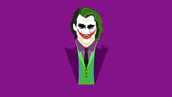 Joker Heath Ledger Artwork, joker, artwork, artist, behance, digital-art, minimalism HD wallpaper