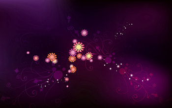 Abstract, Flowers, Background, Lilac, Dark, Stains, Spots HD wallpaper