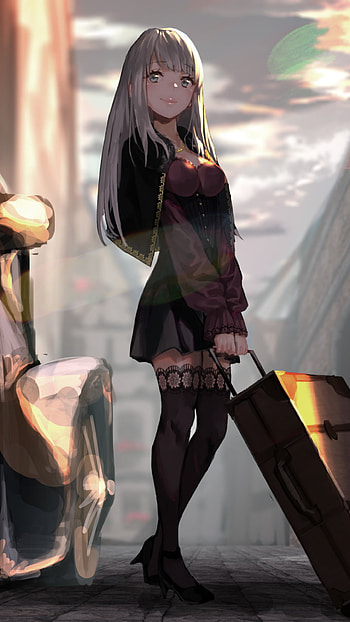 Sunset Departure — Original Anime , Anime, Original HD phone wallpaper