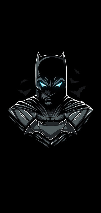 Batman Minimalist, Batman Portrait HD phone wallpaper