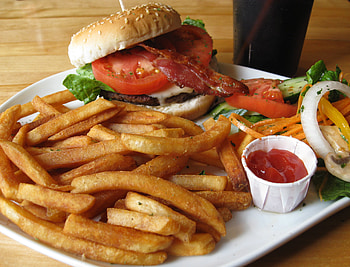 LAUNCH TIME, fast, burger, cool, amazing, food, nice HD wallpaper