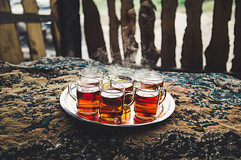 Food, Tea, Steam, Tray HD wallpaper