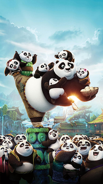 Kung Fu Panda, , Vibrant visuals, Disney animation HD phone wallpaper
