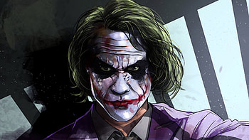 Joker Heath Artwork, joker, supervillain, superheroes, artwork, art HD wallpaper