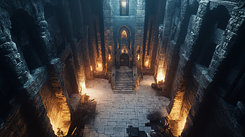 Dwarven Stronghold: A Stunning Fantasy, fantasy, castle, dungeon, ruin HD wallpaper