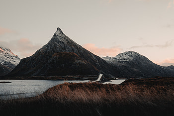 Landscape, Nature, Rivers, Mountains, Bridge, Norway HD wallpaper