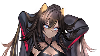 Dehya White Background Genshin Impact HD wallpaper
