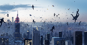 Falling World, falling, flying, artist, artwork, digital-art, artstation HD wallpaper