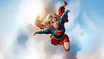 Supergirl Princess In Majestic Pose, supergirl, superheroes, artwork, art, digital-art HD wallpaper