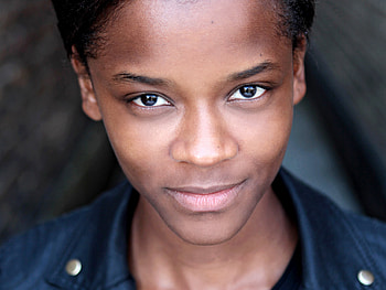 Letitia Wright, High-definition , Striking background , Movie star HD wallpaper