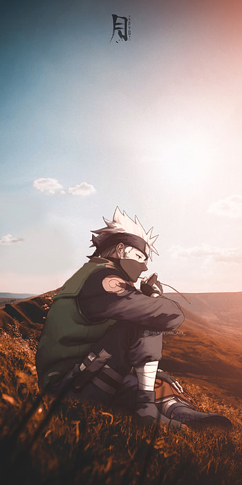 Kakashi Hatake, cloud, naruto, sky, kakashihatake, narutoshippuden, hatakekakashi HD phone wallpaper