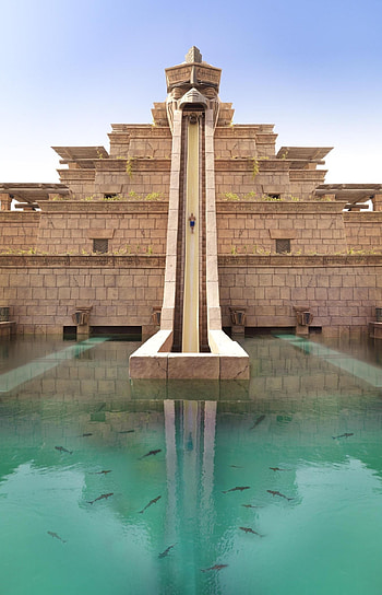 Atlantis Aquaventure Dubai, Waterpark HD phone wallpaper