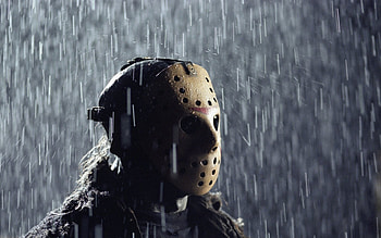 horror movies rain jason friday the 13th jason voorhees Art HD wallpaper