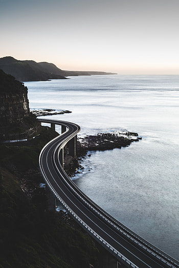Nature, Sea, Road, Bridge, Australia, Clifton HD phone wallpaper