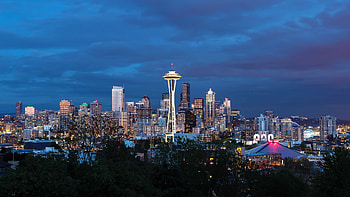 Seattle Skyline, Breathtaking view, Urban beauty, Immersive skyline HD wallpaper